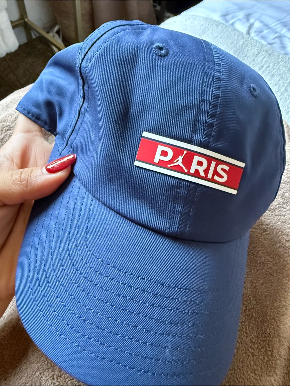 Jordan Kids Cap - Blue with Red Paris Patch